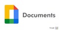 Google Documents logo. Google LLC. Apps from Google. Official new logotypes of Google Apps. Royalty Free Stock Photo