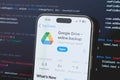 Google drive on iphone screen