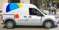 Google Express Delivery Van Royalty Free Stock Photo