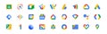 Google LLC. Apps from Google. Official logotypes of Google Apps. Kyiv, Ukraine - February 7, 2021