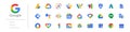 Google LLC. Apps from Google. Official logotypes of Google Apps. Kyiv, Ukraine - November 15, 2020