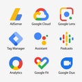 Google LLC. Apps from Google. Official logotypes of Google Apps. Kyiv, Ukraine - September 26, 2020