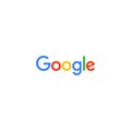 Google logo editorial illustrative on white background