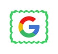 Google logo. Google it is the largest Internet search engine, owned of USA Google Inc . Kharkiv, Ukraine - June , 2020