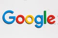 Google logo sign headquarter headquarters HQ Mountain View Royalty Free Stock Photo