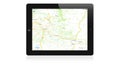 Google maps application on Apple iPad