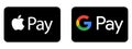 Google pay, Apple pay.G pay and Apple pay logo. Mastercard and visa icons