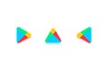 Google play icon in original colour.