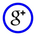 Google Plus Icon Logo Royalty Free Stock Photo