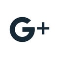 Google Plus Icon Vector Logo Template Royalty Free Stock Photo