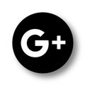 Google Plus logo icon Royalty Free Stock Photo
