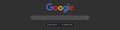 Google search bar in dark color. Google Input Panel. Classic search box with a shadow on the background. Vector illustration EPS