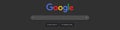 Google search bar in dark color. Google Input Panel. Classic search box with a shadow on the background. Vector illustration EPS