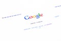 Google searh homepage Royalty Free Stock Photo