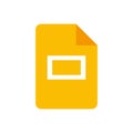 Google Slides logo Royalty Free Stock Photo