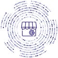 google vector icon. google editable stroke. google linear symbol for use on web and mobile apps, logo, print media. Thin line