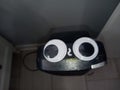 Googly eyes on inanimate objects Royalty Free Stock Photo