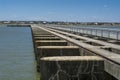 Goolwa Barrage & Lock, South Australia Royalty Free Stock Photo