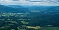 Goose Creek Valley and Porter Mountain, Virginia, USA Royalty Free Stock Photo