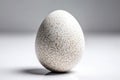 Goose Egg On White Background. Generative AI Royalty Free Stock Photo