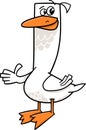 Goose farm animal cartoon