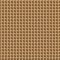 Goose foot. Pattern of crows feet in brown and begi.Checkered background. Seamless fabric texture. Vector Illustration.