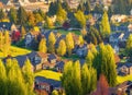 Goose Hollow Foothills League neighborhood in Portland, Oregon USA. Royalty Free Stock Photo