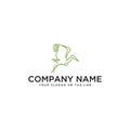 Goose logo design vector template Royalty Free Stock Photo