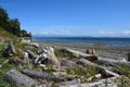 Goose Spit beach landscape Comox, BC