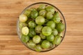 Gooseberries in bowl Royalty Free Stock Photo