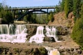 Gooseberry Falls (middle falls) Royalty Free Stock Photo