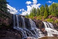 Gooseberry Falls in northern Minnesota Royalty Free Stock Photo