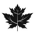 Gooseberry leaf icon, simple style