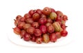 Gooseberry in porcelain dish Royalty Free Stock Photo