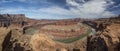 Gooseneck Overlook in Canyonlands National Park Royalty Free Stock Photo