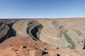 Goosenecks state park on San Juan river in Utah Royalty Free Stock Photo