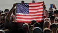 GOP Presidential Candidate Donald Trump Campaigns In Sacramento, California Royalty Free Stock Photo