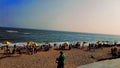 Gopalpur sea beach, the best sea beach of Odisha, India Royalty Free Stock Photo