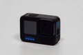 GoPro Hero 10 black top view. Royalty Free Stock Photo