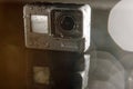 GoPro HERO 5 digital action camera with water drops