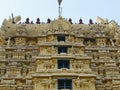 Gopura Gopuram - A Gate in Hindu Temples of Dravidian Style Royalty Free Stock Photo