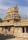 Gopuram above entrance to temple. Royalty Free Stock Photo