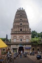 Gopuram(entrance tower) of a Ganesha Temple at Tasgaon