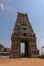 Gopuram (Entrance Tower) Marudhamalai Temple, Coimbatore, Tamil Nadu, India