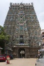 Gopuram over entrance to Sarangapani Temple.