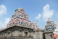 Gopuram sculptures as entrance to Kapaleshwara