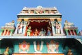 Sri Vadapathira Kaliamman Temple Roof Decoration Royalty Free Stock Photo