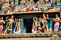 Gopuram (tower) of Hindu temple