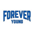 FOREVER YOUNG print t-shirts