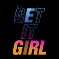 GET IT GIRL gradients sports shirts